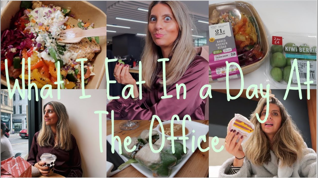 What I Eat In a Day At the Office | Natasha Summar