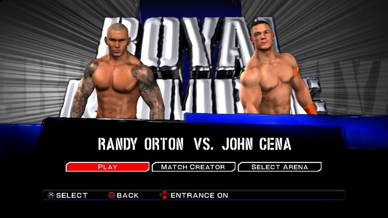 WWE SmackDown VS Raw 2011 PS3 - Randy Orton VS John Cena [2K][mClassic]