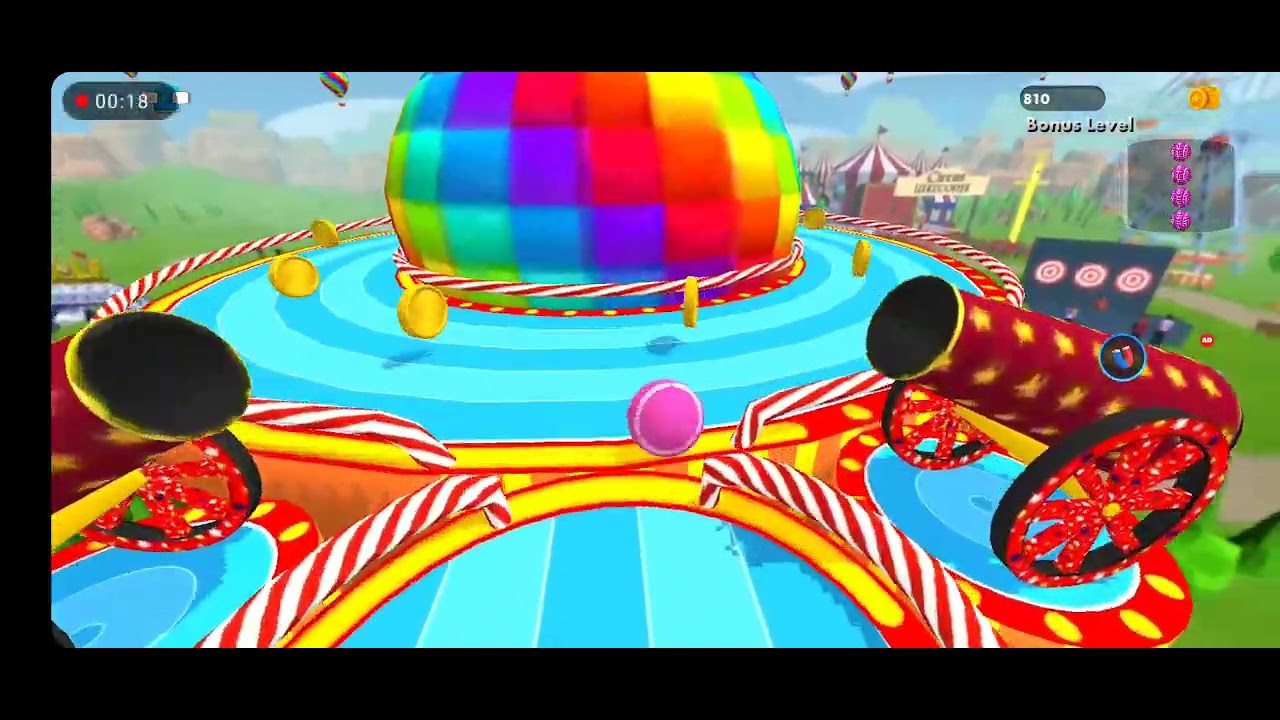 ❤️⚽ Sky Ball Jump - Going Ball 3D  Bonus Level , Ball Rainbow Colours | 3D Games For Ball fans