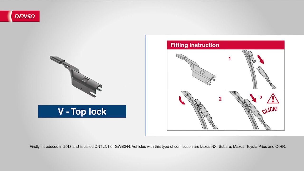 DENSO wiper arms video
