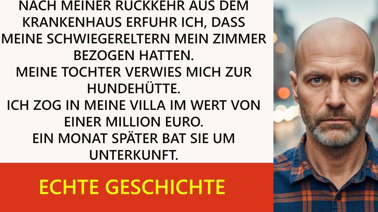 Meine Tochter gab mein Zimmer den Schwiegereltern und bot mir die Hundehütte – ich zog in eine V