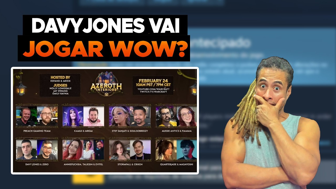 ZEUS REACT: DAVY JONES VAI JOGAR WOW?