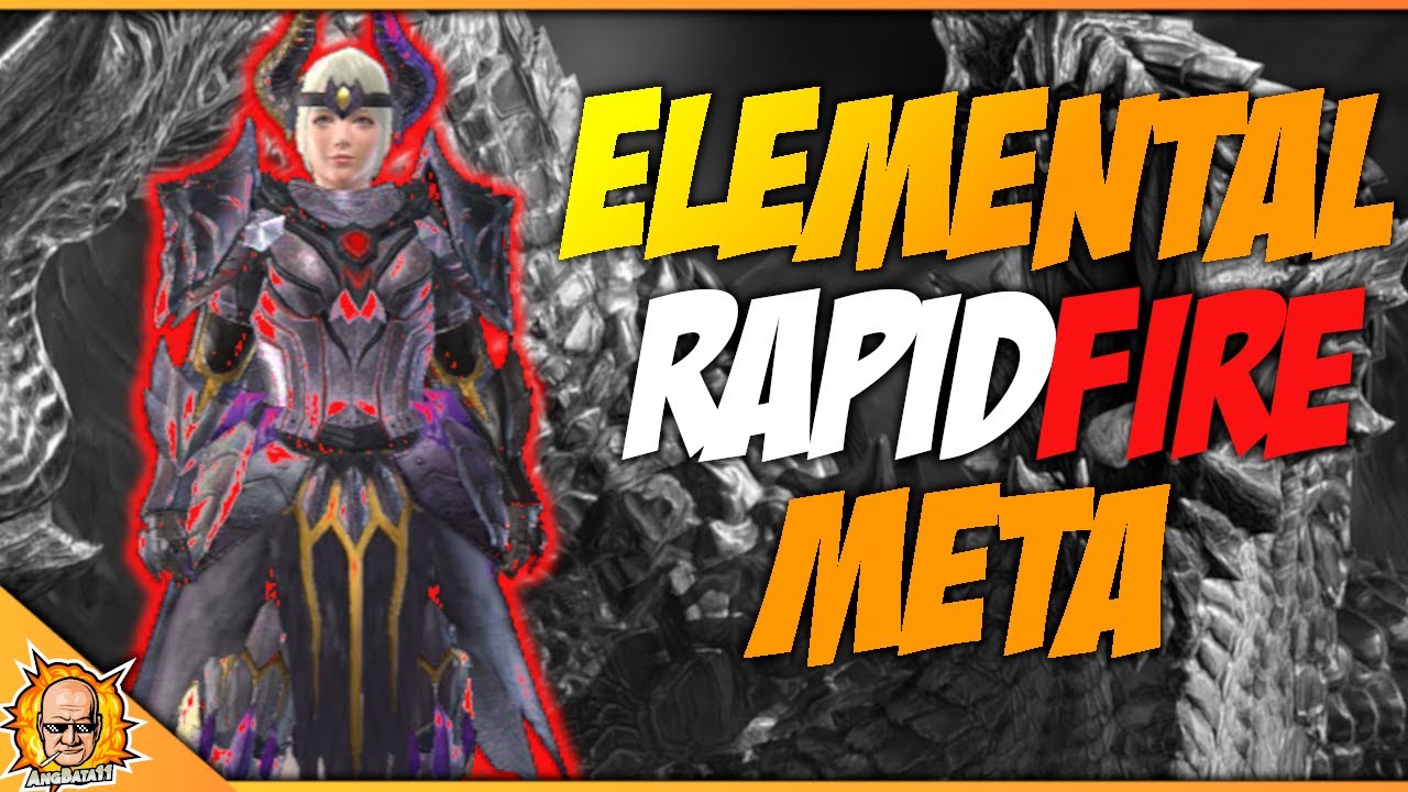 NEW RAPID FIRE ELEMENTAL TEMPLATE SET