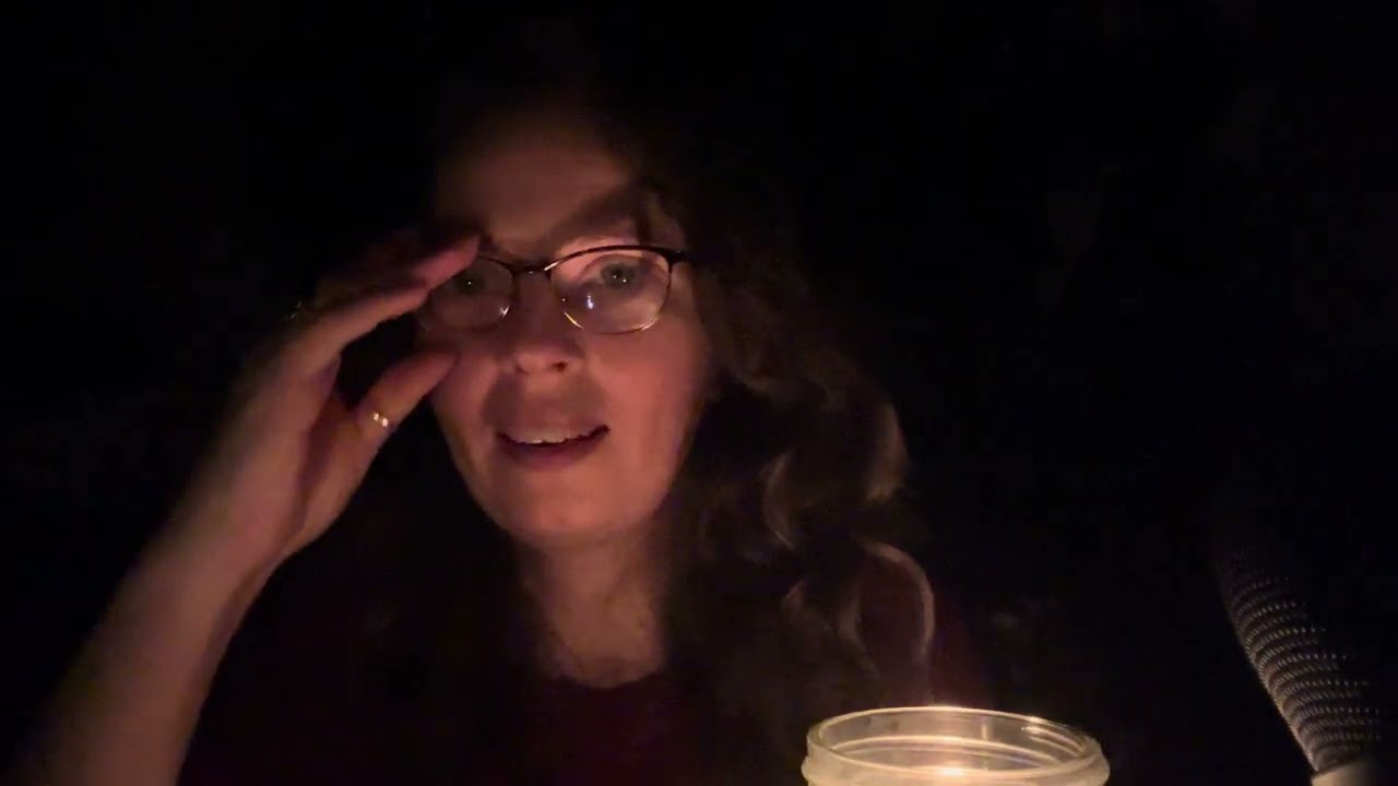 ASMR | Rainy day candlelight chitchat with many triggers