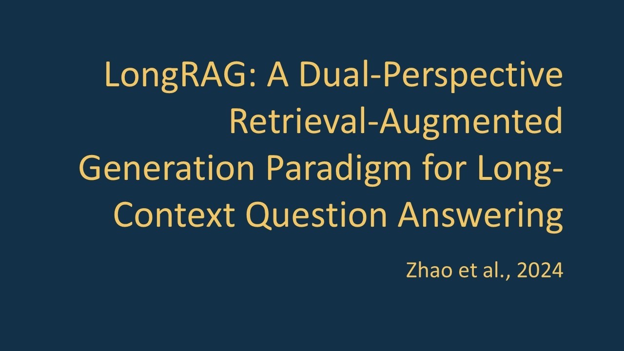 LongRAG: Dual-Perspective Retrieval-Augmented Generation for Long-Context Question Answering