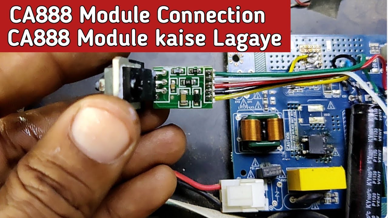 CA888 Module Connection | CA888 Module kaise lagaen | CA888 Module
