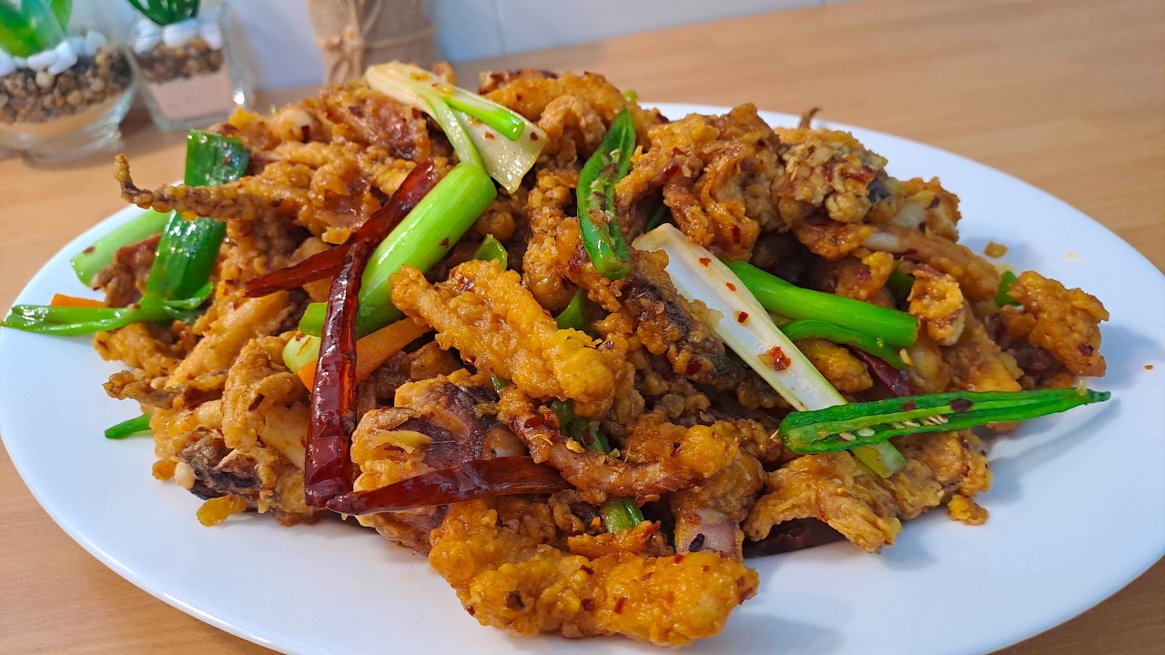 සුපිරි දැල්ලෝ ෆ්‍රයිඩ් බයිට් එකක් හදමු  | Dallo Fried |Fried Cuttle Fish