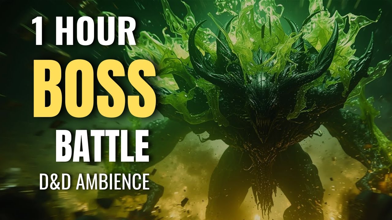 Epic Boss Battle Music ⚔️ Intense Combat Ambience for D&D & Writing