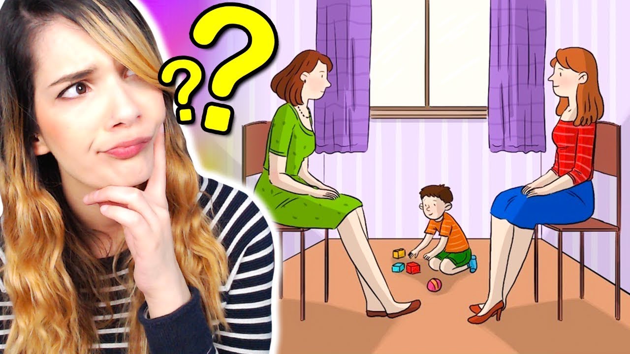 RIESCI A CAPIRE QUALE DELLE DUE E' LA MAMMA DEL BAMBINO??