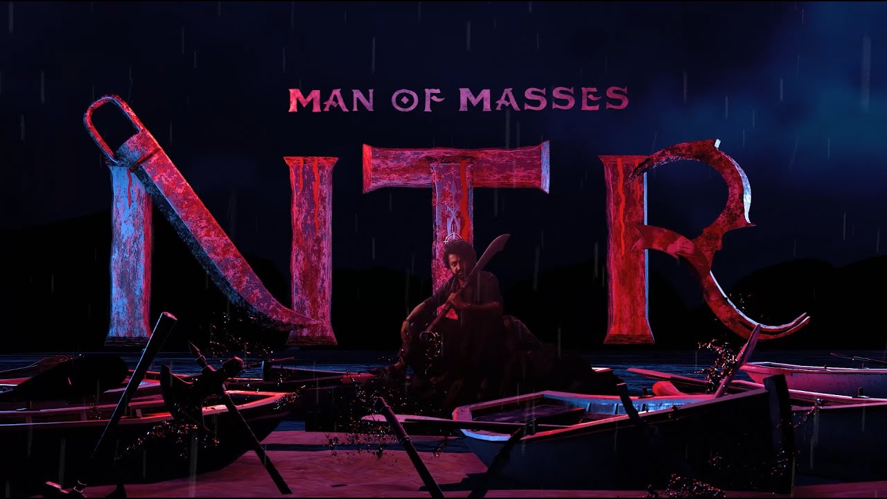 Devara Part -1 Man of Masses Title Card