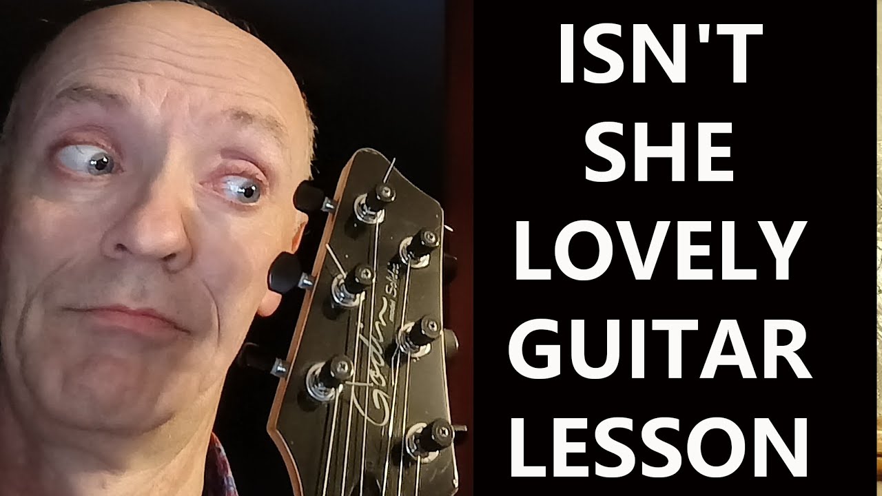 Isn't She Lovely   Stevie Wonder Guitar Lesson