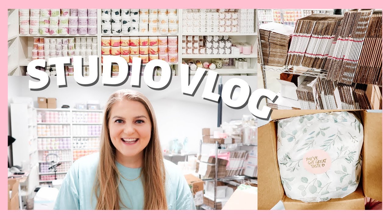 STUDIO VLOG // Soap Packing Video // Packaging Wholesale Orders // Shipping Supplies For Etsy
