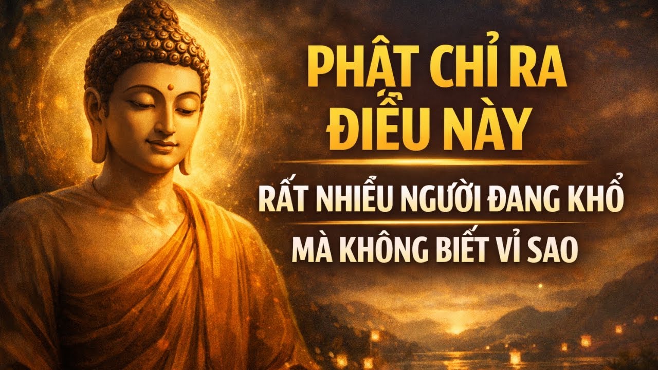 PHẬT CHỈ RA ĐIỀU NÀY, RẤT NHIỀU NGƯỜI ĐANG KHỔ MÀ KHÔNG BIẾT VÌ SAO