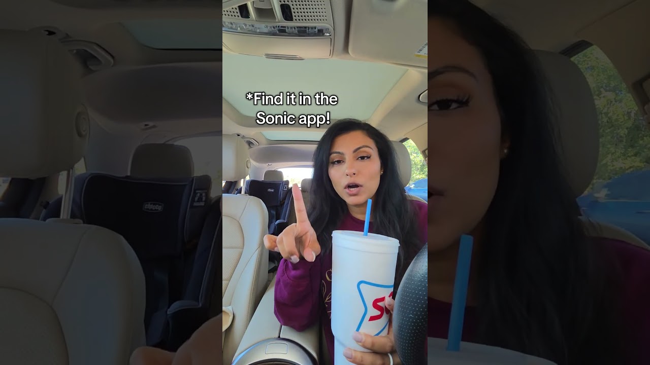 Trying the viral dirty coke from Sonic for the first time 😳🥤 #DirtyCoke #SonicRun #MomBreak