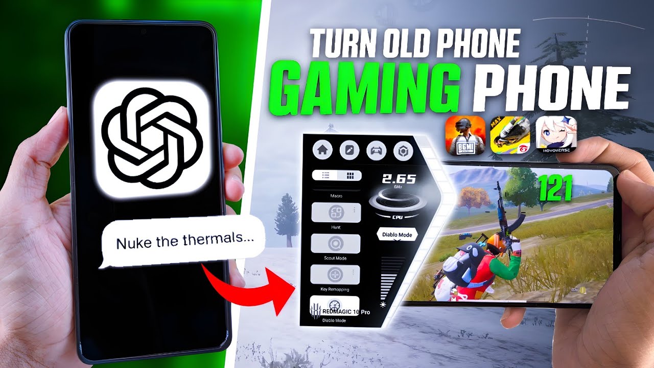 ChatGPT Converted My Old Phone Into a Gaming Phone | 120 FPS in all High End Games