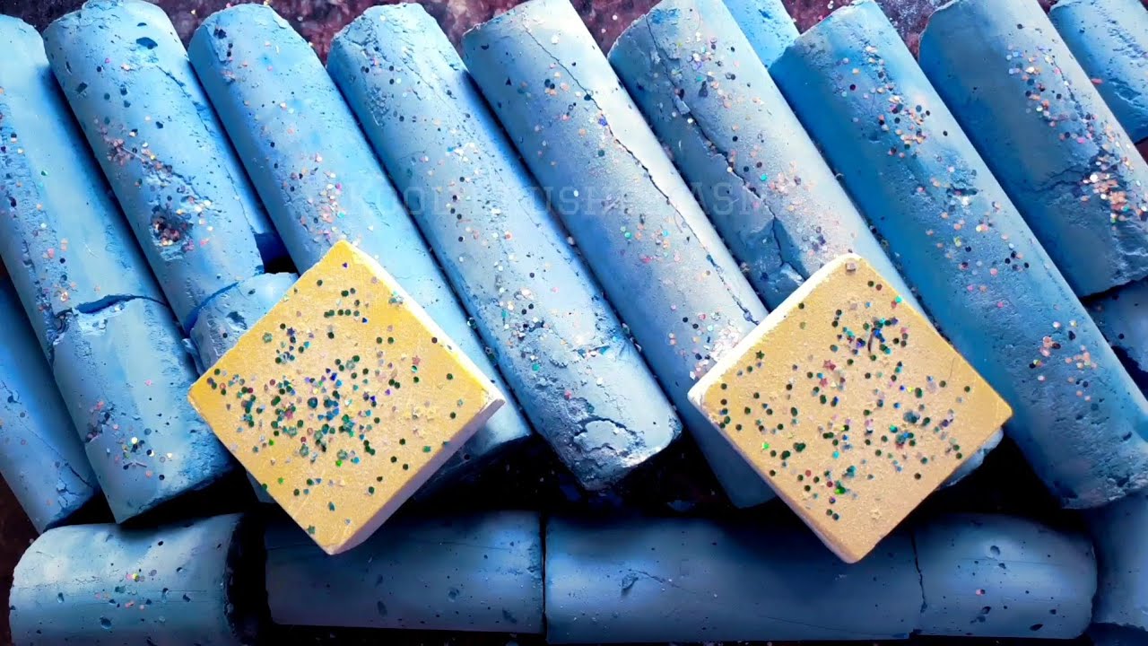 #AprilShowersAsmr OC by @AquariusDustASMR| Fresh Blocks & Blue Cylinders| Dusty, Crunchy & Soft 💖