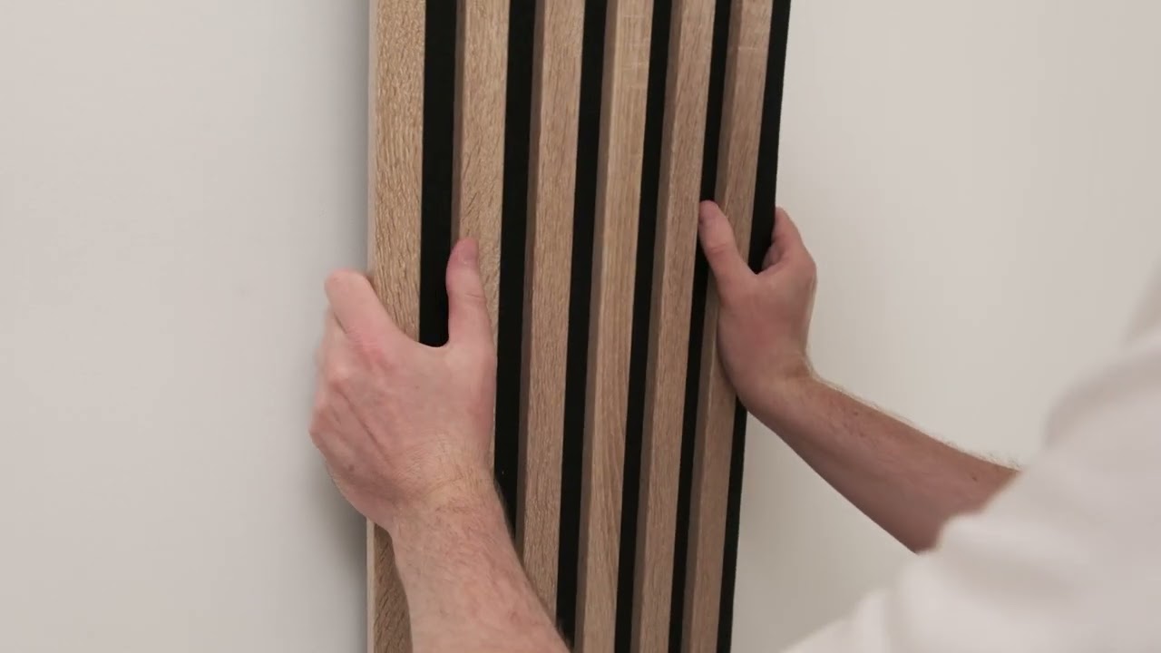 Zidni paneli od letvica Woodline kako ugraditi