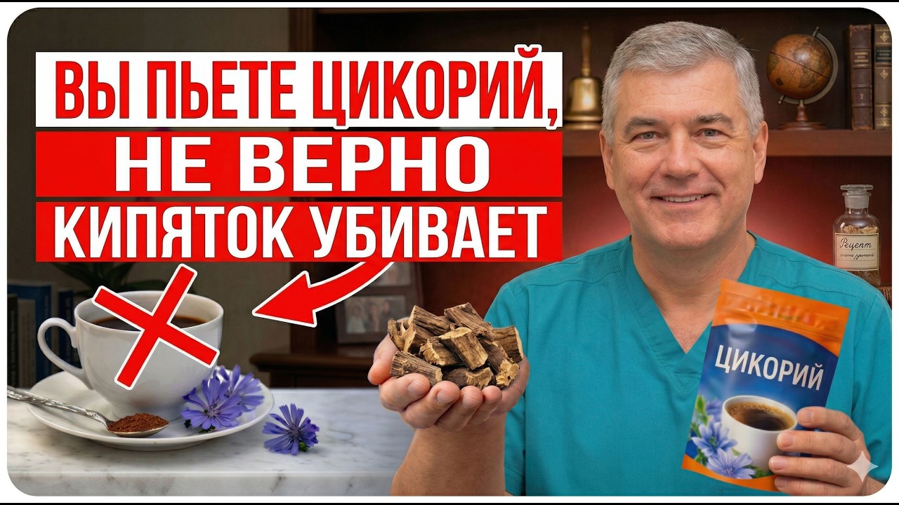 97% людей Заваривают ЦИКОРИЙ неправильно! Как приготовить его так, чтобы он реально лечил.