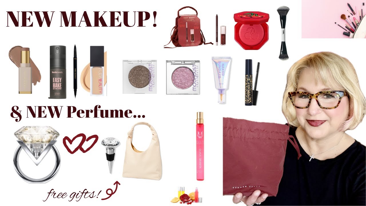 NEW MAKEUP & PERFUME + PR! #newmakeup #makeupover40 #makeupover50 #skincare