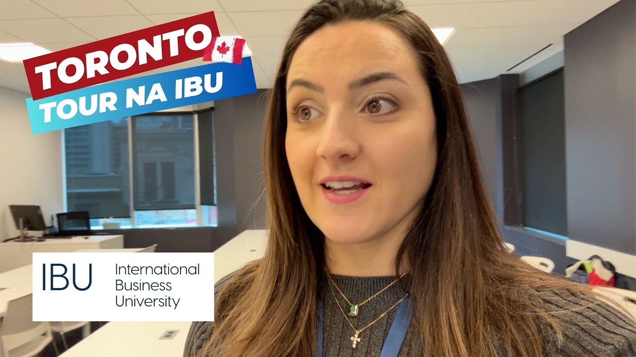 UM DIA COMIGO NO MEU TRABALHO AQUI EM TORONTO | Visita ao novo campus da IBU