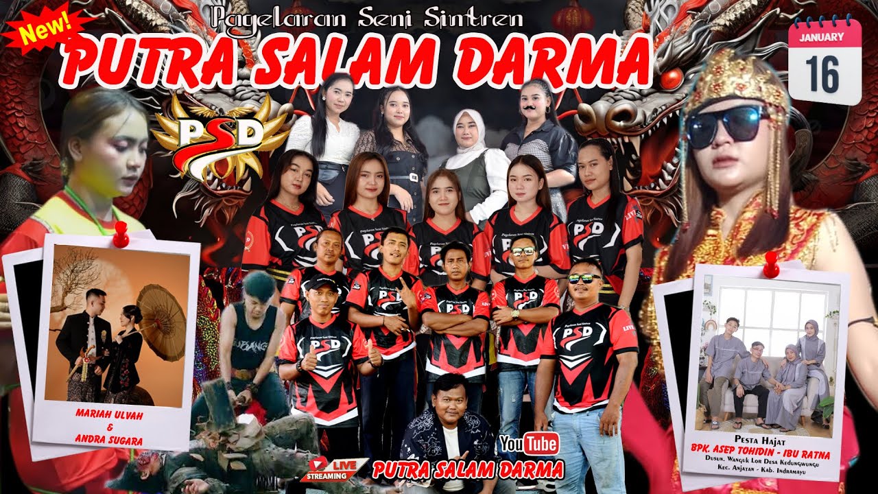 🔴LIVE MALAM Pagelaran Seni Sintren New PUTRA SALAM DARMA II Wanguk Lor 16 Januari 2026