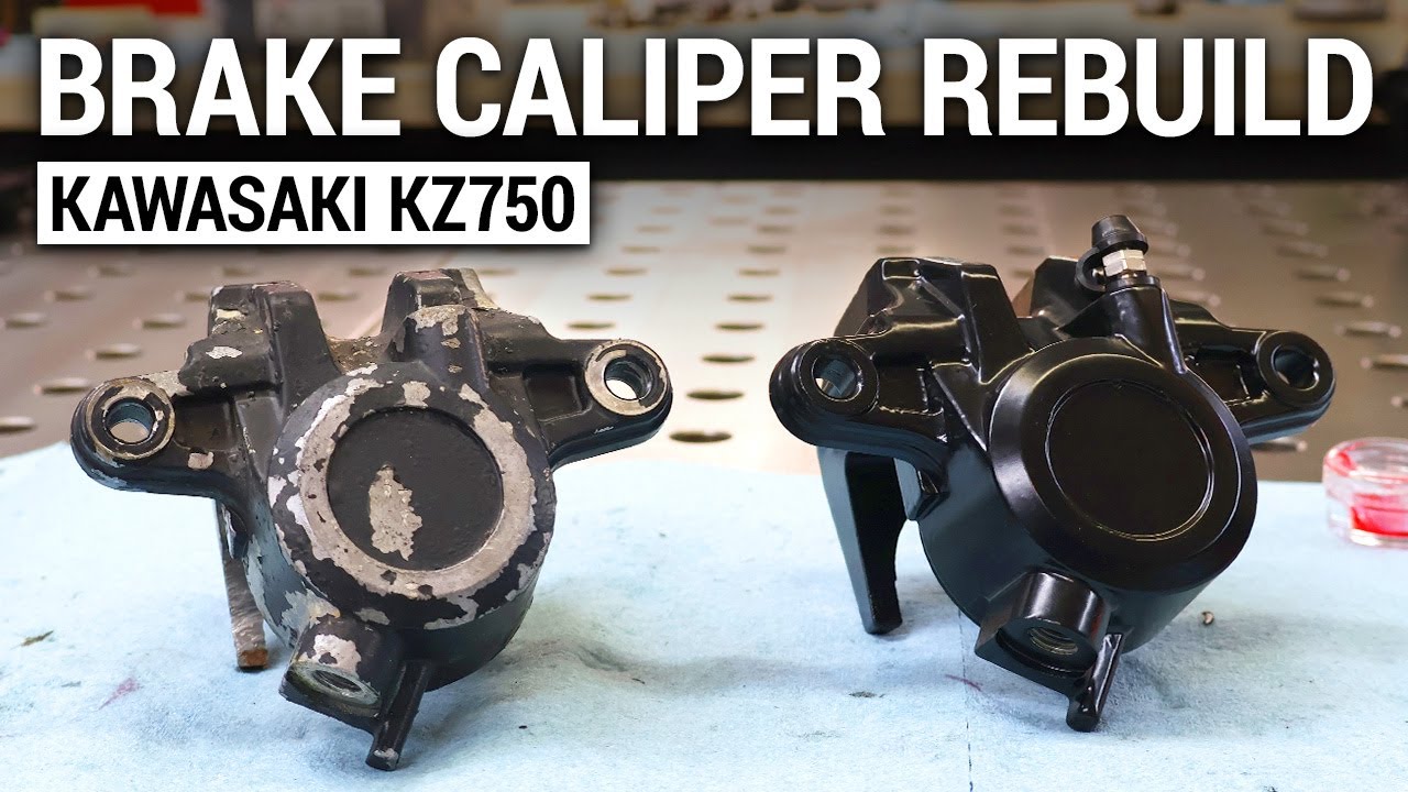 KZ750 Brake Caliper Rebuild - From Stuck Pistons to Better Than New