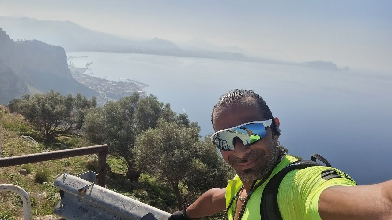 Monte pellegrino + discesa scala vecchia escursionista mtb