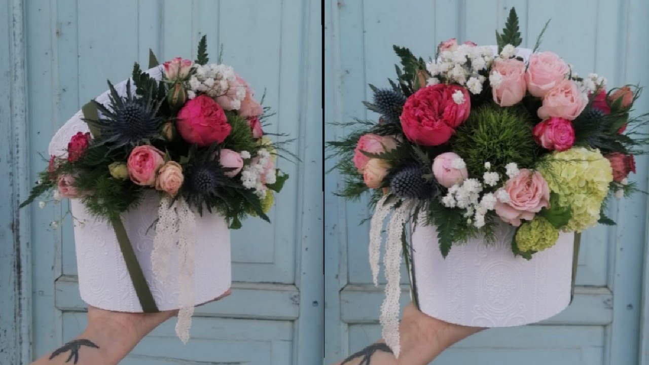 Tutoriales y tips de floristería para principiantes.Sombrerera de flores para el día de la madre.