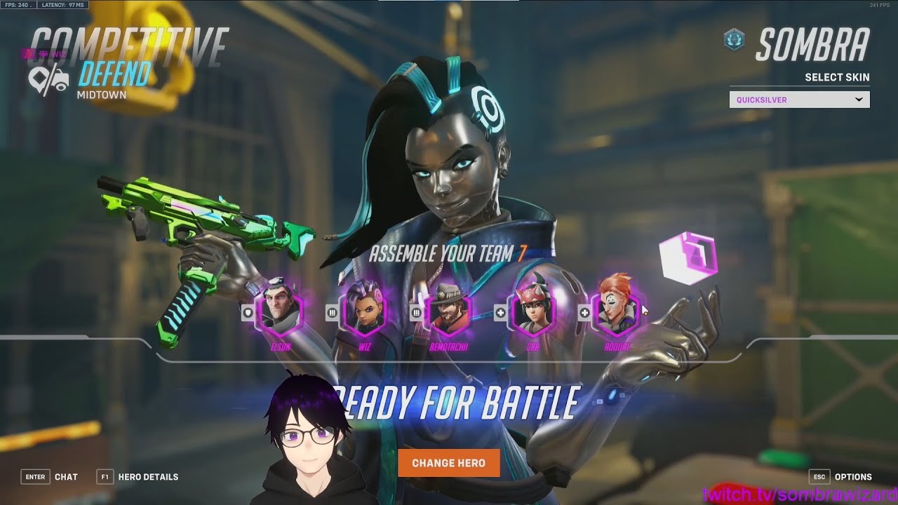 33 ELIMS! SombraWizard SOMBRA OVERWATCH 2 GAMEPLAY SEASON 9