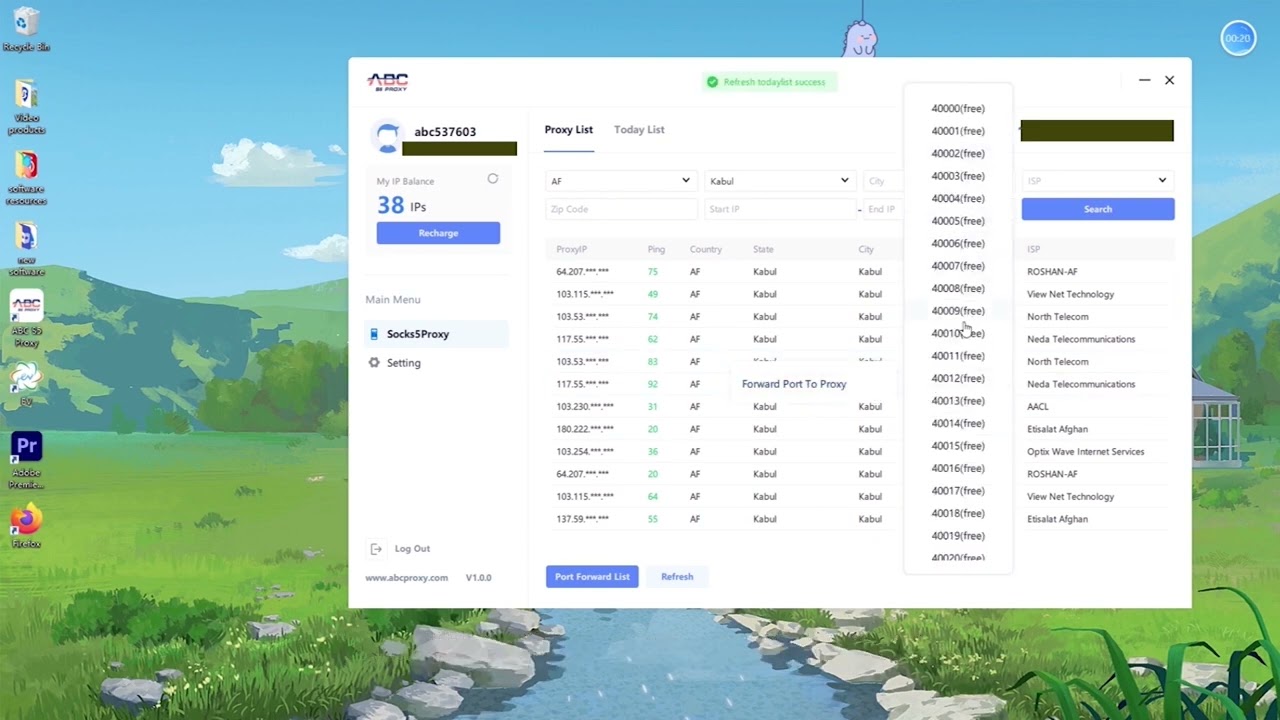 ABCproxy and Firefox browser to build a network environment#socks5 #residentialproxy