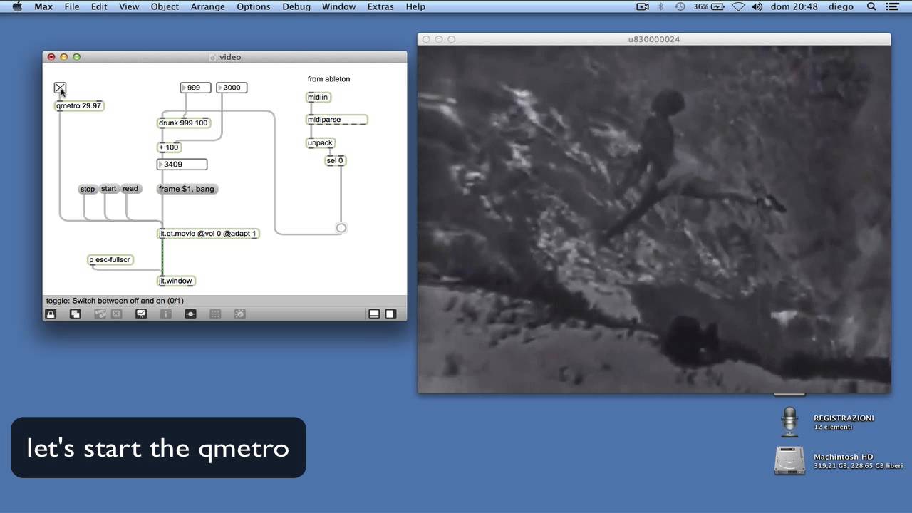 Sending midi from Ableton to MAX/MSP