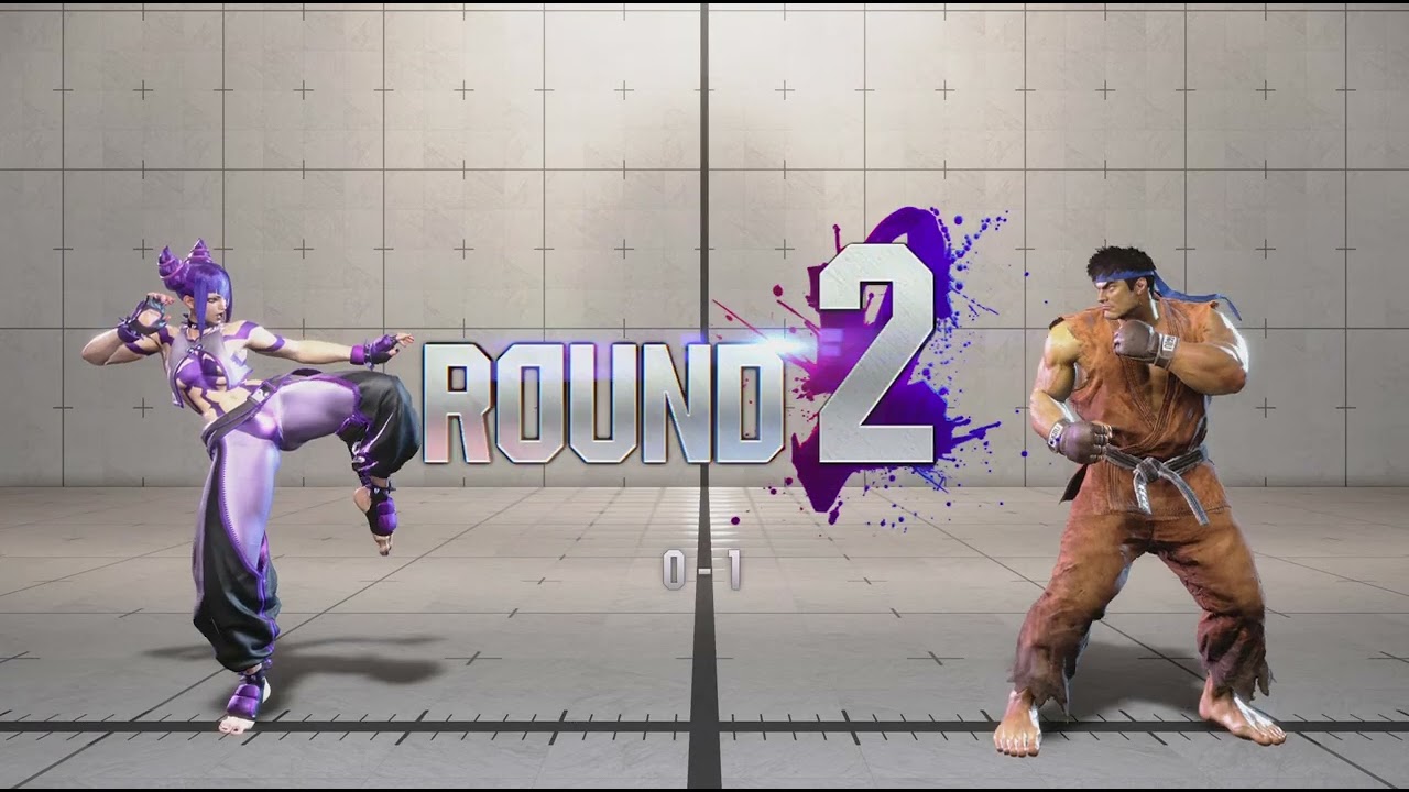 Street Fighter 6_ジュリVSリュウ