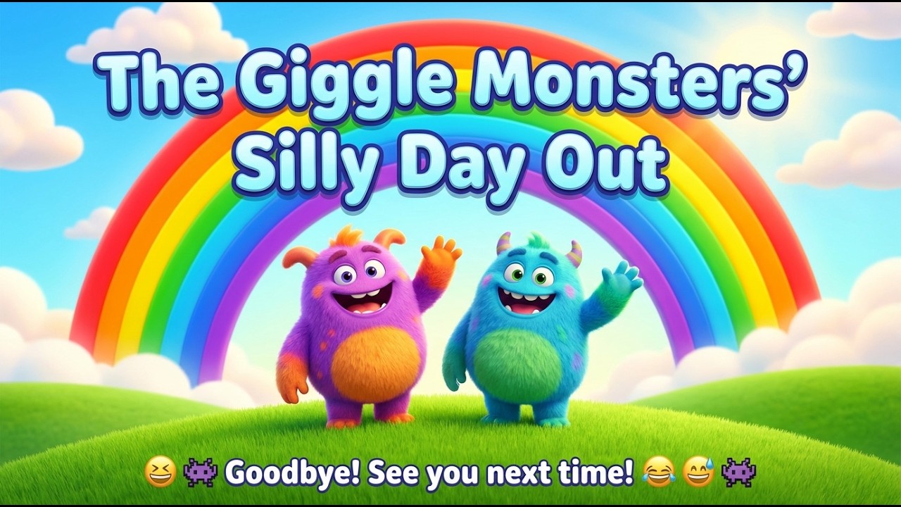 👾😂 The Giggle Monsters’ Silly Day Out 😂👾 | Funny Kids Story About Friendship & Laughter 🌈✨