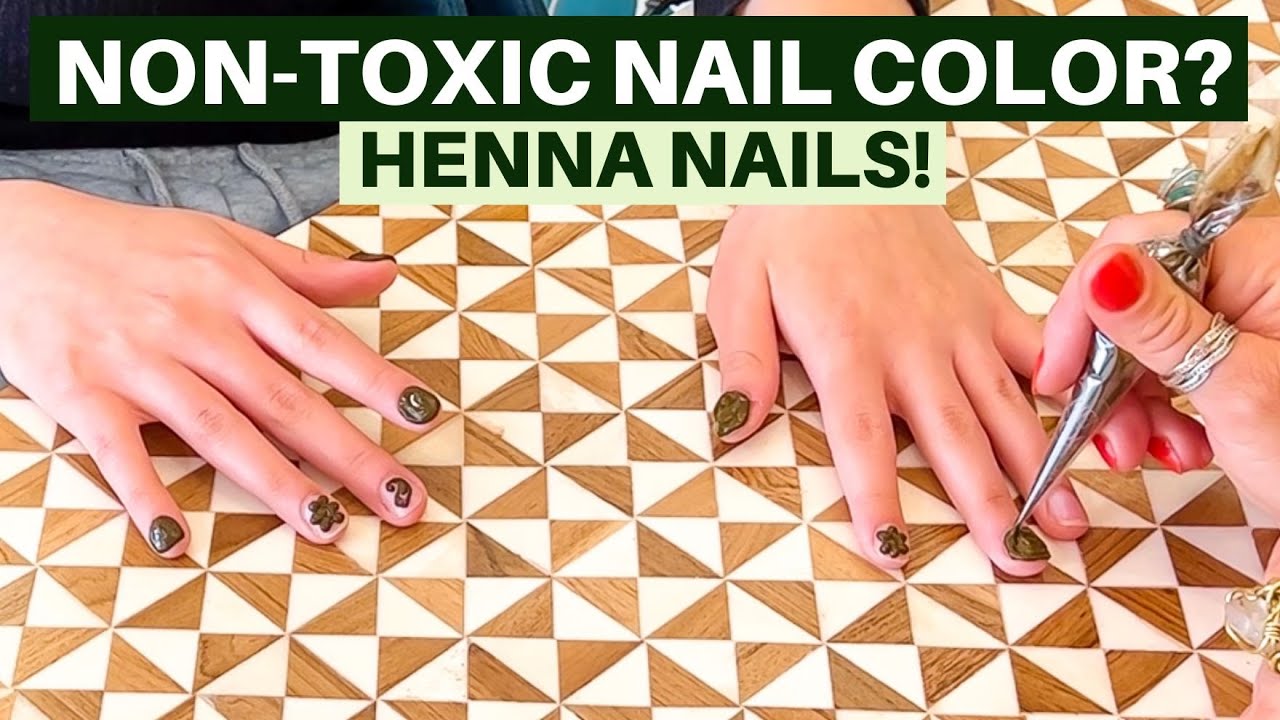 Beautiful Henna Nails - Ditch the nail polish and try this!
