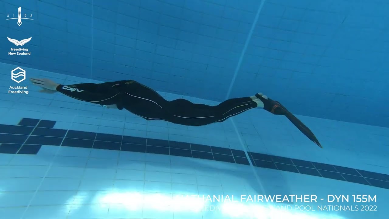 Nathanial Fairweather DYN 155m | AIDA FNZ Pool Nationals 2022