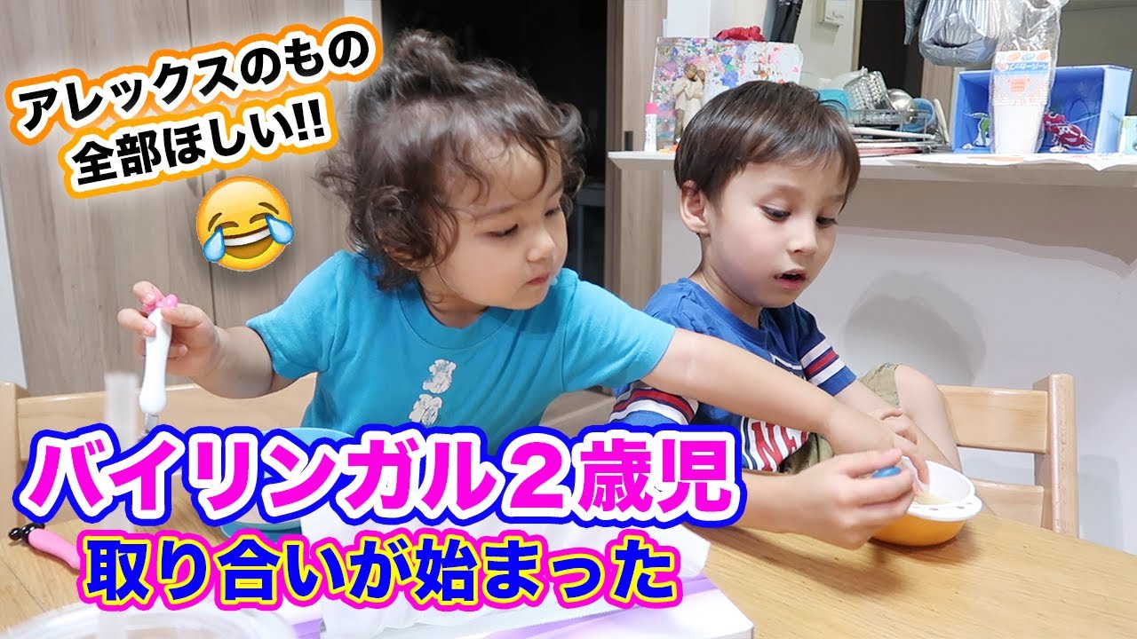 バイリンガル２歳児  おもちゃ争奪戦｜英語と日本語でナイトルーティン｜英語と日本語で子育て｜国際結婚 １日密着｜オンライン英会話｜ネイティブが使う日常英会話｜英語　勉強法｜TOEICリスニング