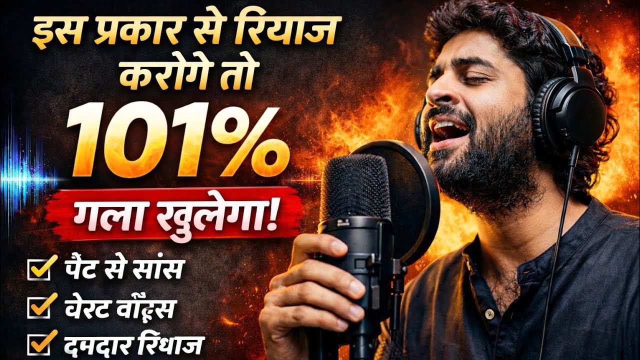 गला खोलने का सही तरीका – Daily Riyaz Routine 101% गला खोलने वाला जबरदस्त रियाज़ तरीका