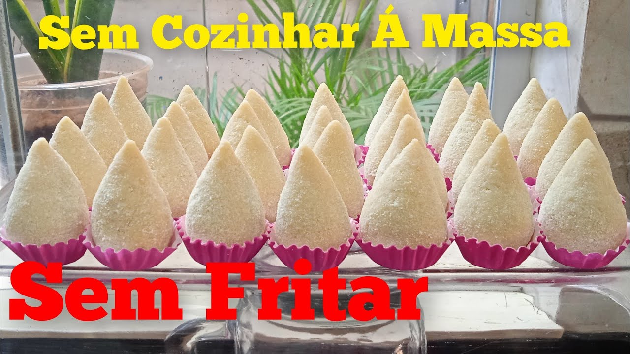 As Coxinhas Doce Que Conquistou O Mundo/ Sem Conzinhar Á Massa/ Sem Fritar!!