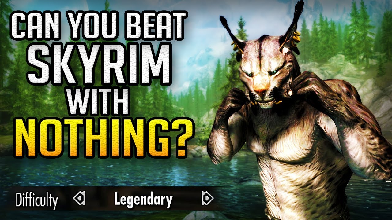 Самый минималистичный вызов Skyrim