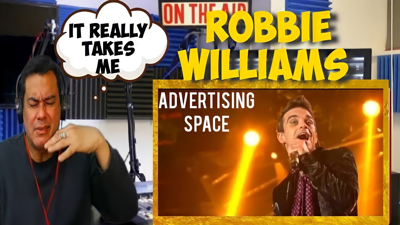 ROBBIE WILLIAMS  - ADVERTISING SPACE ( live at Leeds)  📢 REACTION