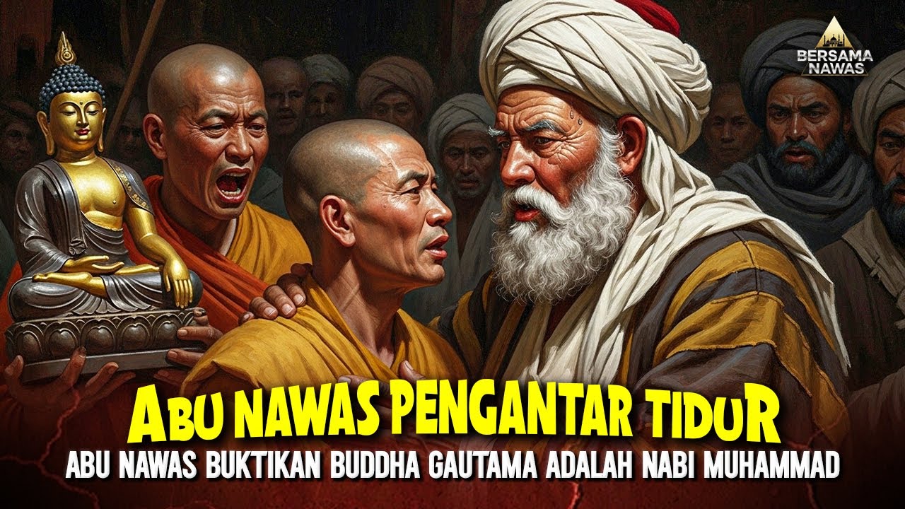 ABU NAWAS BUAT SYOK BIKSU BUDDHA SAAT CERITAKAN KISAH NABI MUHAMMAD - CERITA LUCU PENGANTAR TIDUR