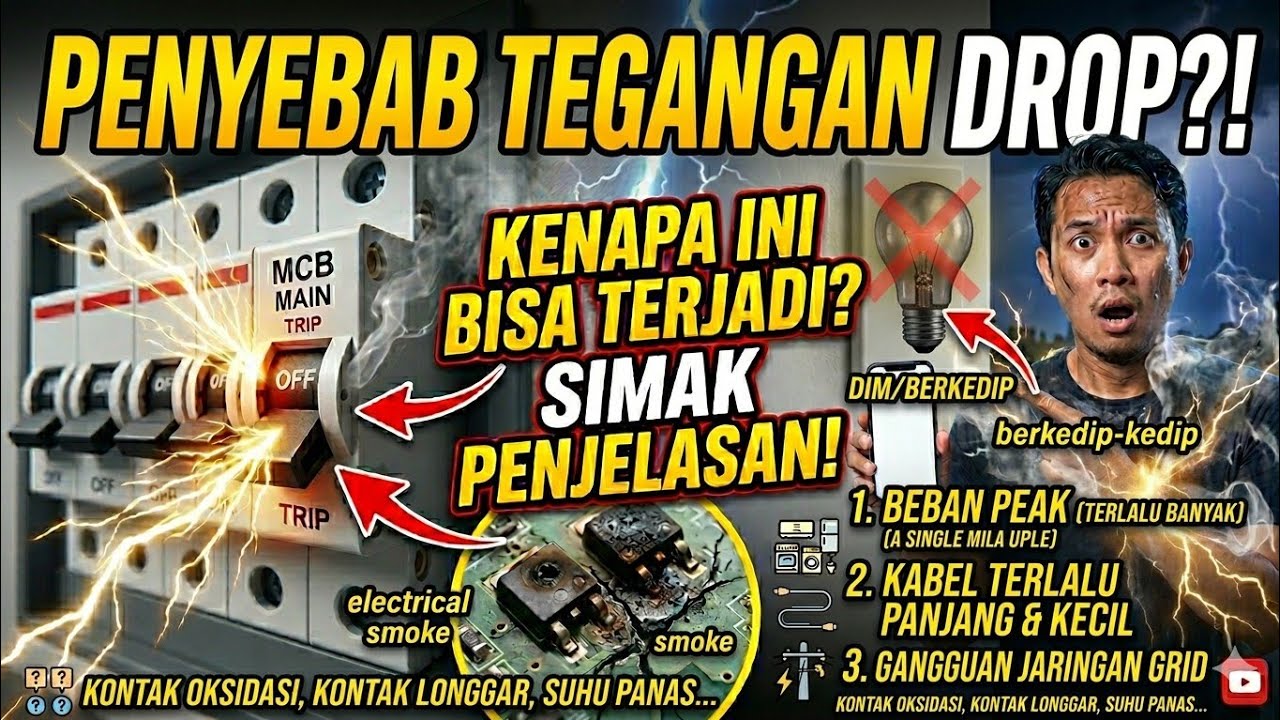 Penyebab Lampu Redup Dan Berkedip #menjawabpertanyaansubscriber