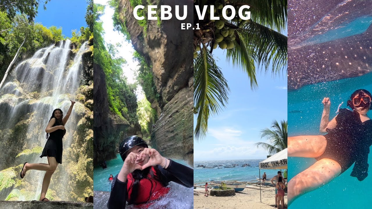 [ CEBU VLOG 🇵🇭 EP.1 ] 분량 조절 실패 ✈️| 세부여행 | 오슬롭 | 고래상어 | 가와산 캐녀닝 | 투말록 폭포 | 트리쉐이드 | 마사지 | 졸리비 | 샹그릴라