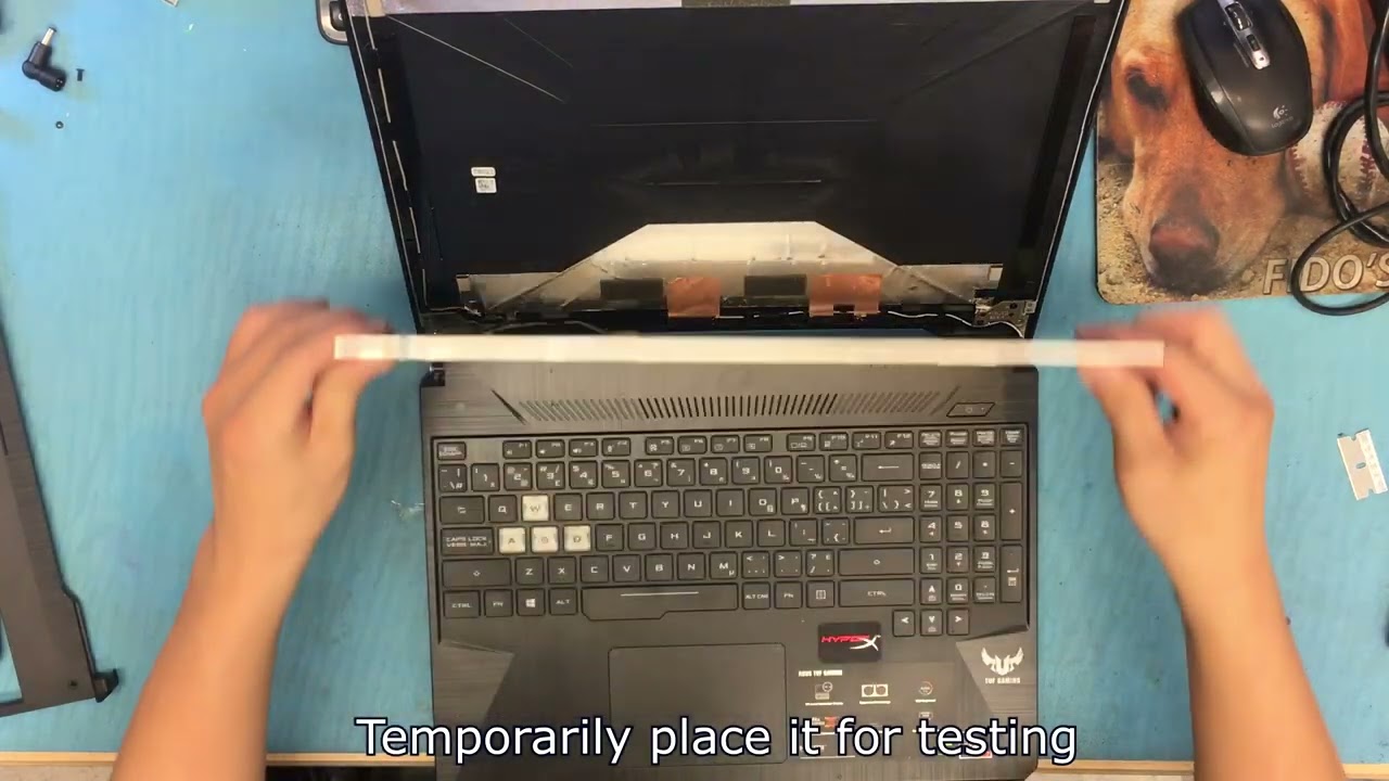How to replace LCD screen for ASUS FX505D in 5 minutes.