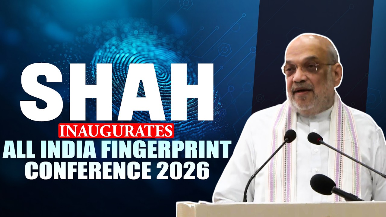 LIVE: Amit Shah Inaugurates 26th All India Fingerprint Conference 2026 | Delhi
