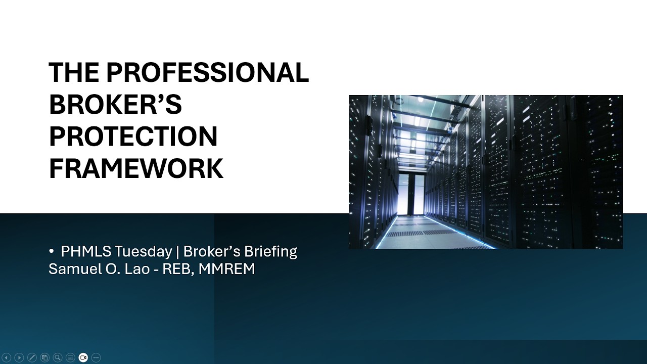 THE PROFESSIONAL BROKER’S PROTECTION FRAMEWORK
