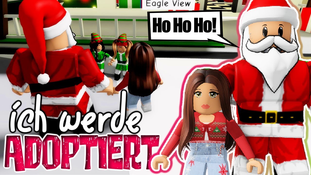 Ich werde vom WEIHNACHTSMANN 🎅🏽 adoptiert in BROOKHAVEN 🎄✅ Roblox Roleplay Story RP DEUTSCH