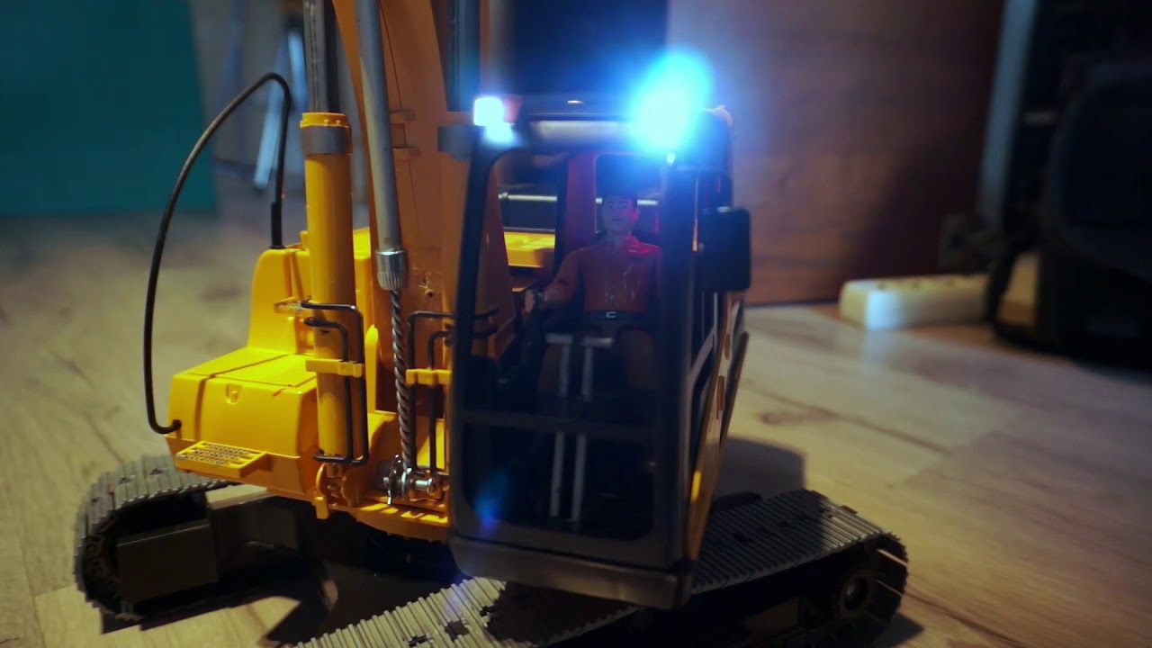 Bruder  excavator  rc conversion (cheap)