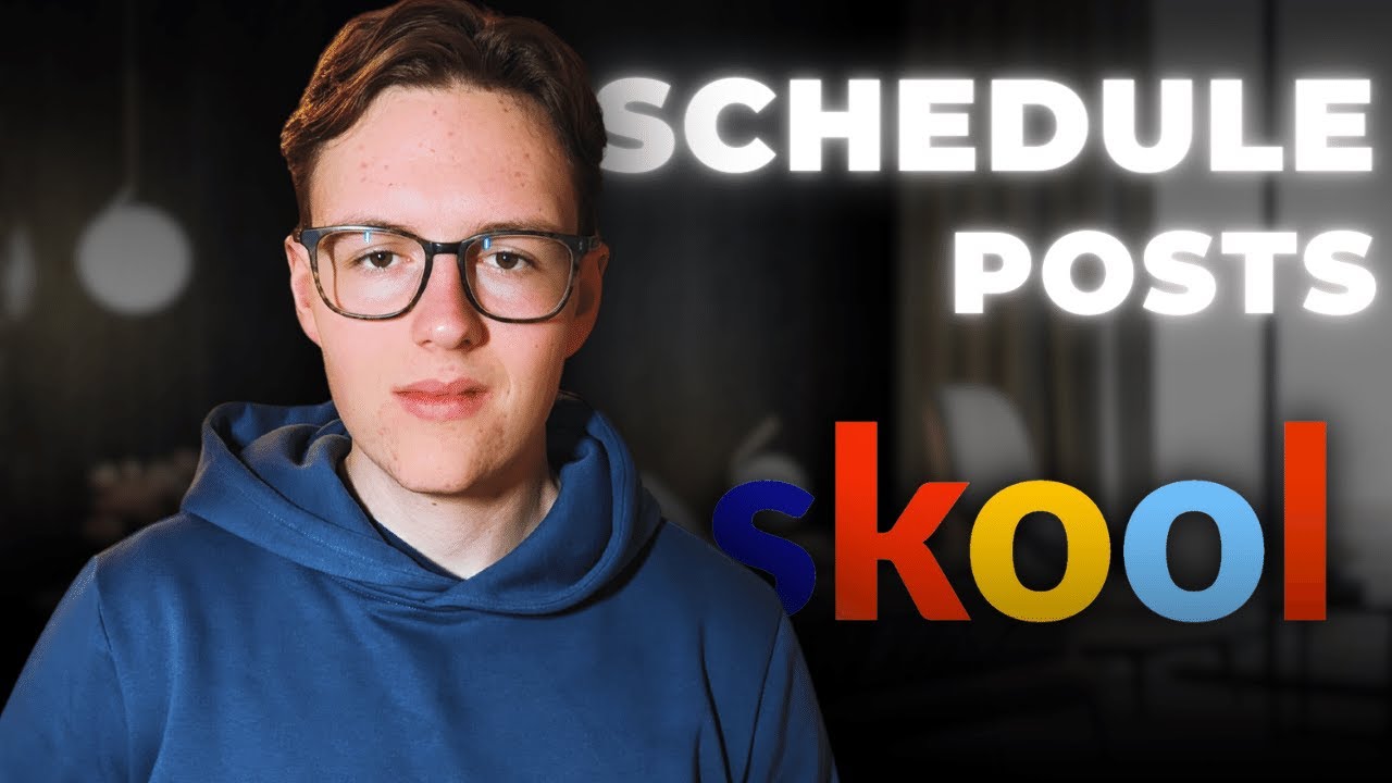 How to schedule posts on Skool in 2024