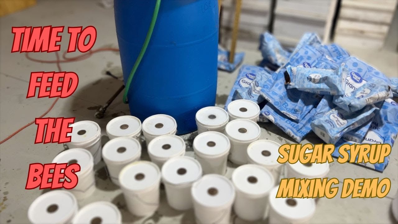 Feeding Bees - Sugar Syrup Mixer